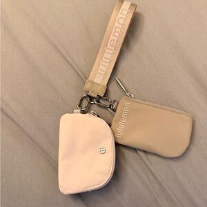 lululemon athletica Mini Bags in Cream and Tan